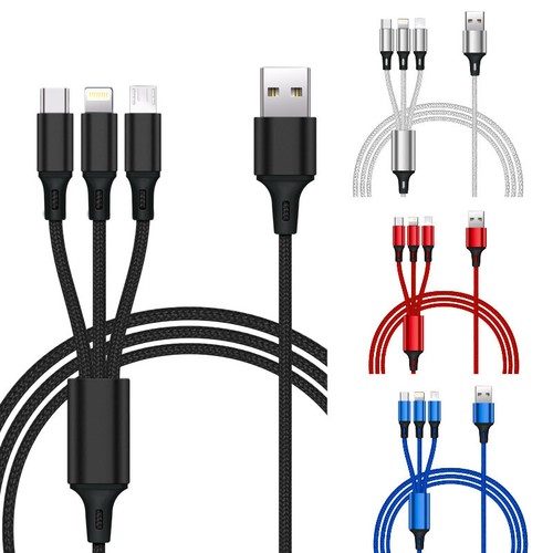 Ladekabel 3in1 multi - ladekabel,