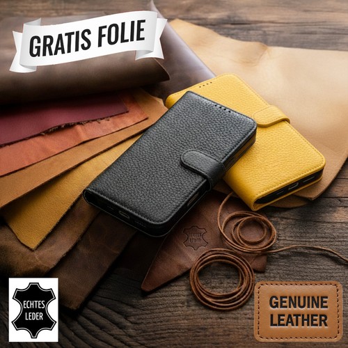 Echt leder hülle iphone 17 - leder,